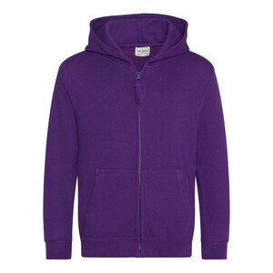 AWDIS JH050J - Zipped sweatshirt Purple