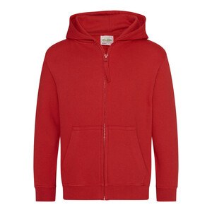 AWDIS JH050J - Zipped sweatshirt Fire Red