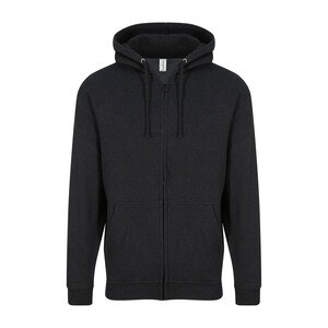 AWDIS JH050 - Zipped sweatshirt Black Smoke