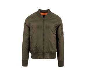 Build Your Brand BY030 - bomber jacket Dark Olive