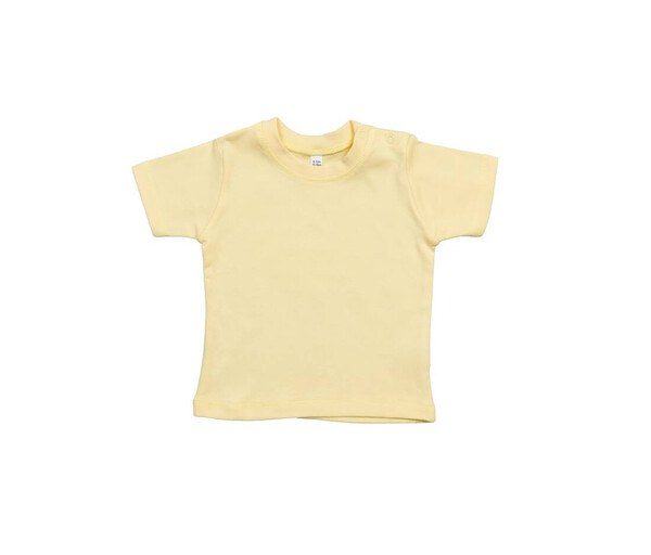 Babybugz BZ002 - Soft Cotton Baby Crew Neck Tee with Shoulder Poppers