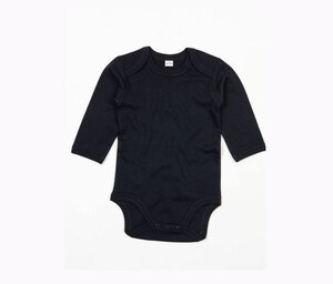 Babybugz BZ030 - Long-sleeved organic baby bodysuit Black