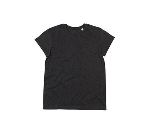 Mantis MT080 - Men's rolled-sleeve t-shirt Charcoal Grey Melange