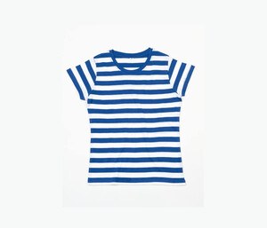 Mantis MT110S - Women's striped T-shirt Classic Blue/White