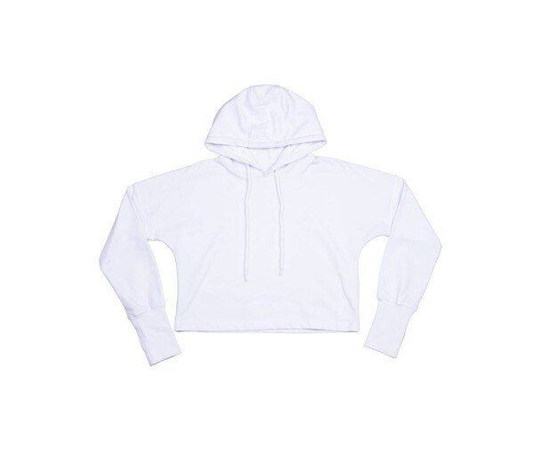 MANTIS MT140 - Organic Cotton Cropped Hoodie with Thumbhole Cuffs