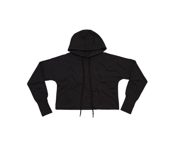 MANTIS MT140 - Organic Cotton Cropped Hoodie with Thumbhole Cuffs