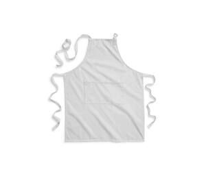 Westford mill WM364 - 100% cotton adult apron Light Grey