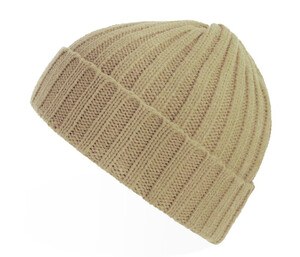 Atlantis AT207 - Recycled polyester beanie Beige