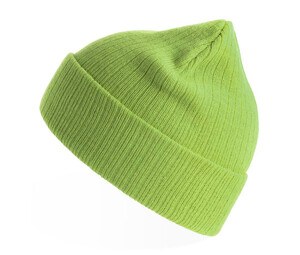 Atlantis AT208 - Recycled polyester beanie Acid Green