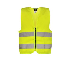 Korntex KX100 - Child safety vest with zipper Yellow
