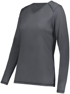 Augusta Sportswear 6847 - Ladies Super Soft Spun Poly Long Sleeve Tee Iron