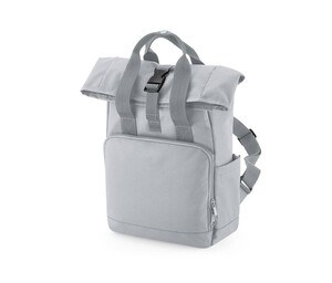 Bagbase BG118S - Mini Mini Mãe Twin Roll-top Backpack Cinzento claro