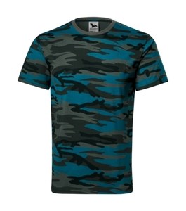 Malfini 144 - T-shirt de camuflagem unissex camouflage petrol