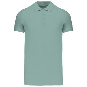 Kariban K209 - Men's short-sleeved organic piqué polo shirt Sage