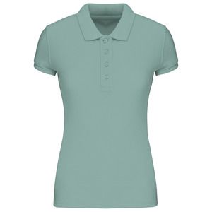 Kariban K210 - Women's short-sleeved organic piqué polo shirt Sage