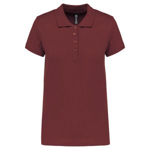 Kariban K255 - Ladies’ short-sleeved piqué polo shirt Wine