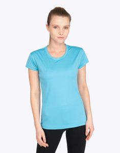 Mustaghata SALVA - Women Active T-Shirt Polyester Spandex 170 G/M² Atoll (ciel)