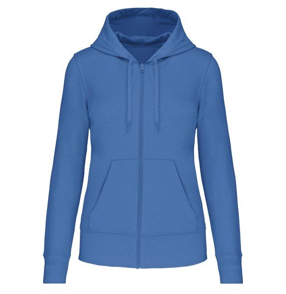 Kariban K4031 - Ladies eco-friendly zip-through hoodie