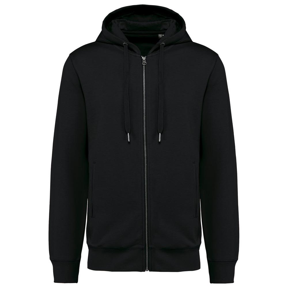 Kariban K4008 - Unisex eco-friendly French Terry zipped hooded sweatshirt