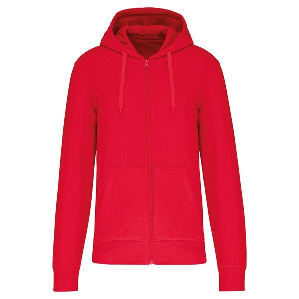 Kariban K4030 - SUDADERA CON CAPUCHA Y CREMALLERA ECORRESPONSABLE HOMBRE