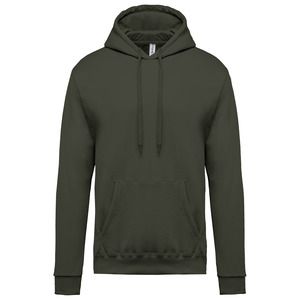Kariban K476 - Men's hooded sweatshirt Dark Khaki