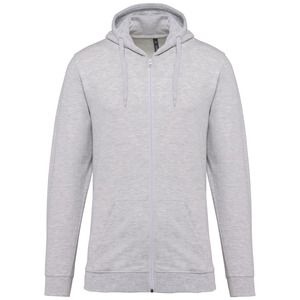 Kariban K479 - Zipped hooded sweatshirt Ash Heather