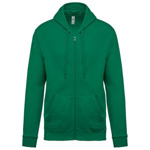 Kariban K479 - Zipped hooded sweatshirt Kelly Green