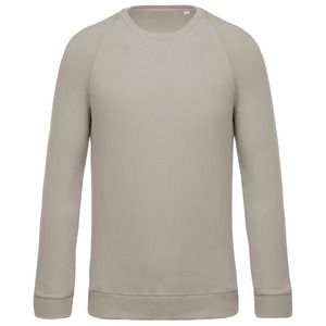 Kariban K480 - Men's organic round neck sweatshirt with raglan sleeves Clay