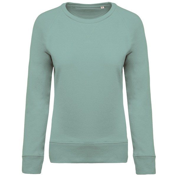 Kariban K481 - Womens organic round neck sweatshirt with raglan sleeves