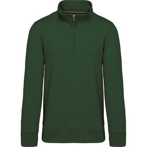 Kariban K487 - Zipped neck sweatshirt Forest Green
