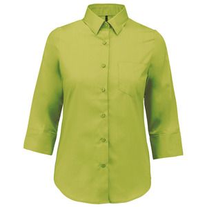 Kariban K558 - Ladies' 3/4 sleeve shirt Burnt Lime