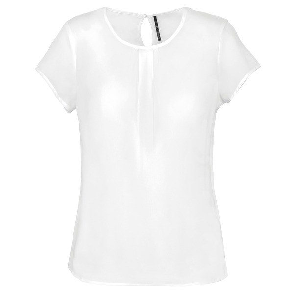 Kariban K5002 - Blusa Crepé Mujer con Detalles Elegantes