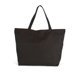 Kimood KI0292 - XXL-Shoppingtasche aus Baumwolle Black
