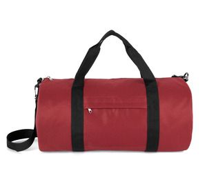 Kimood KI0655 - Recycled tube bag with front pocket Red Safran