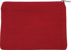 Kimood KI0723 - Kleine Tasche aus Jute-Baumwollmischgewebe Crimson Red