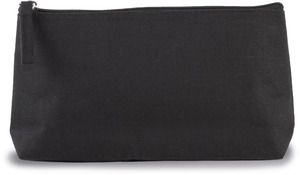 Kimood KI0728 - Cotton canvas toiletry bag Black