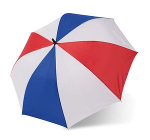 Kimood KI2008 - Large golf umbrella Reflex Blue / White / French Red