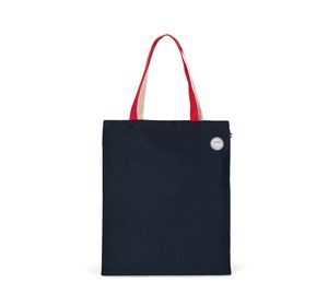 Kimood KI3205 - Three-tone shopping bag Navy