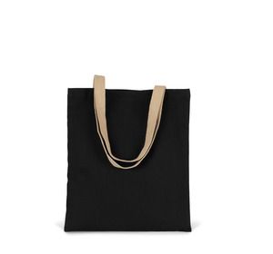 Kimood KI5203 - Recycled shopping bag Black Night / Hemp
