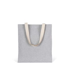 Kimood KI5203 - Recycled shopping bag Flint Grey / Ecume