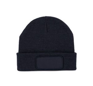 K-up KP890 - Recycled beanie with patch Navy