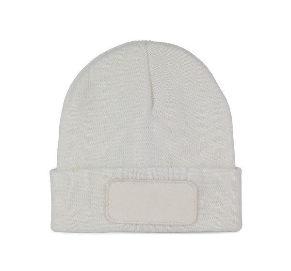 K-up KP891 - Gorro reciclado con parche y forro Thinsulate™