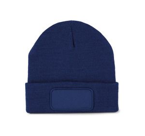 K-up KP895 - Beanie with patch Royal Blue