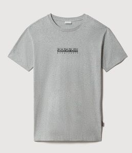 NAPAPIJRI NP0A4GDR - S-Box short-sleeve t-shirt Medium grey melange