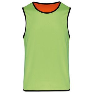 Proact PA044 - Reversible rugby bib Lime / Spicy Orange
