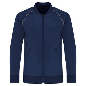 PROACT PA385 - Kids zipped tracksuit top with piping Sporty Navy