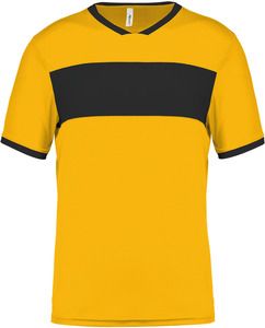 PROACT PA4001 - Kids’ short-sleeved jersey Sporty Yellow / Black