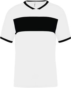 PROACT PA4001 - Kids’ short-sleeved jersey Biało/czarny