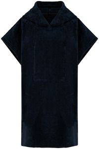 PROACT PA582 - Kids hooded towelling poncho Navy