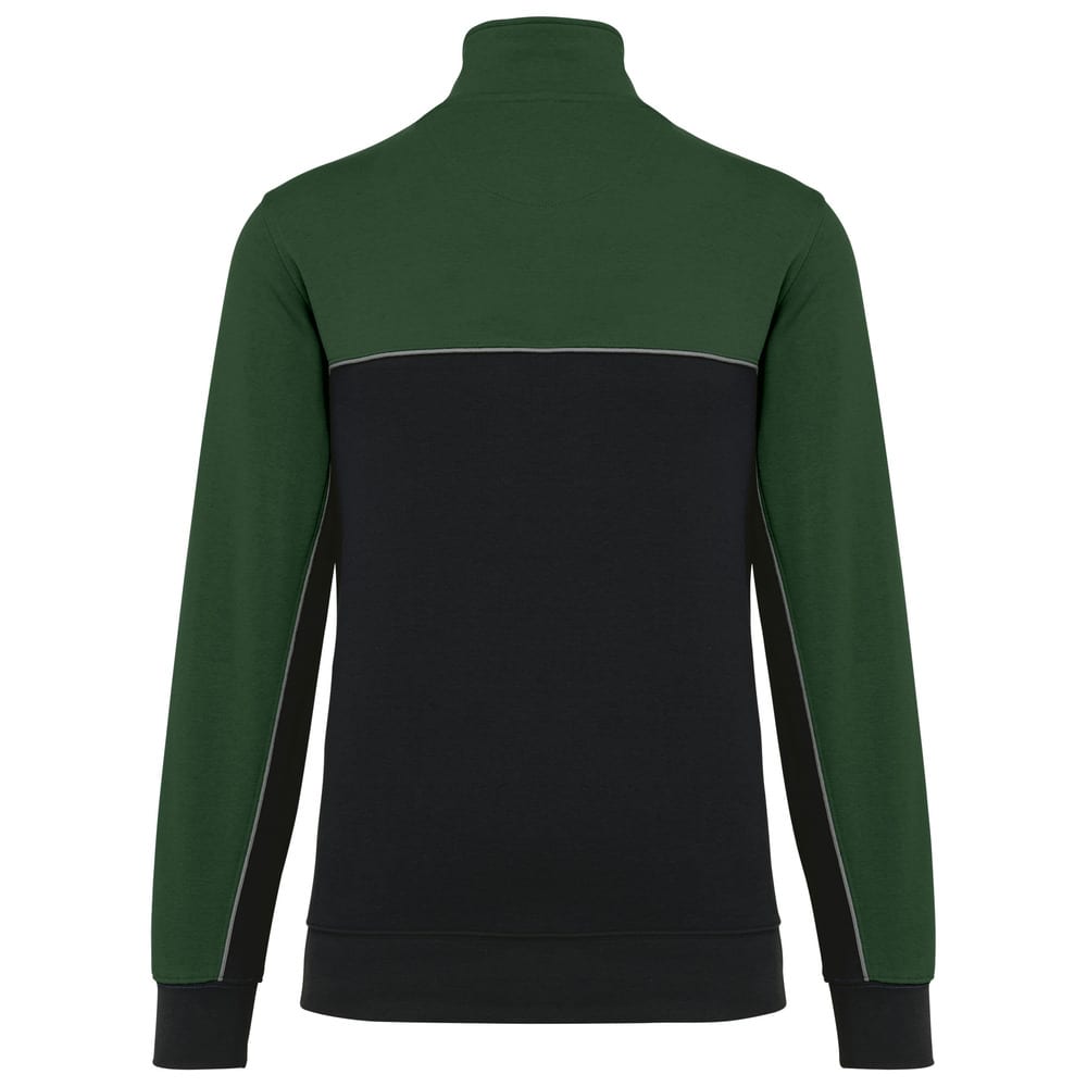 WK. Designed To Work WK404 - Unisex zipped neck eco-friendly sweatshirt
